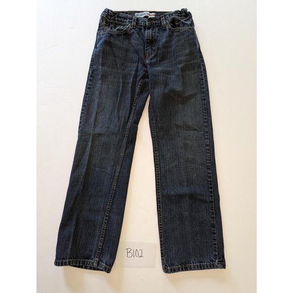 Denizen 281 Blue Jeans Size 16 Regular Straight Adjustable Waist Boys -0723B102 - Picture 1 of 6